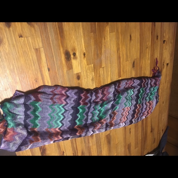 Women’s colorful scarf - Picture 2 of 8